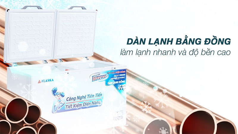 Tủ đông Inverter Alaska HB-550CI - Hàng chính hãng