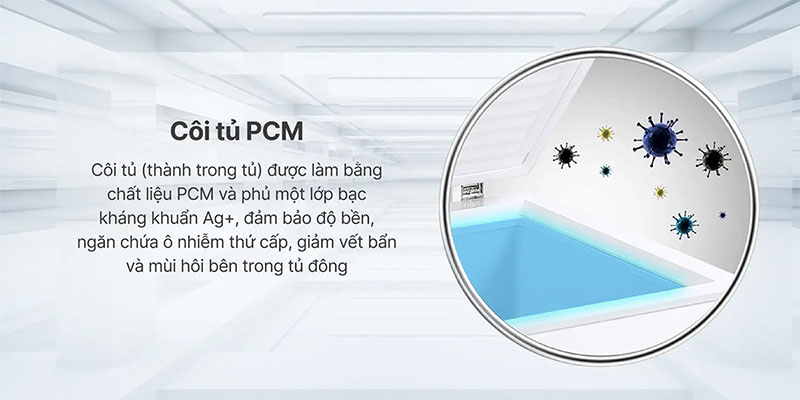 Tủ đông Inverter Aqua 379 lít AQF-C4801EN - Hàng chính hãng