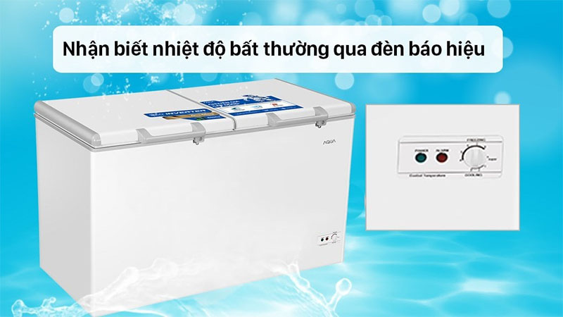 Tủ đông Inverter Aqua 425 lít AQF-C5701E - Hàng chính hãng