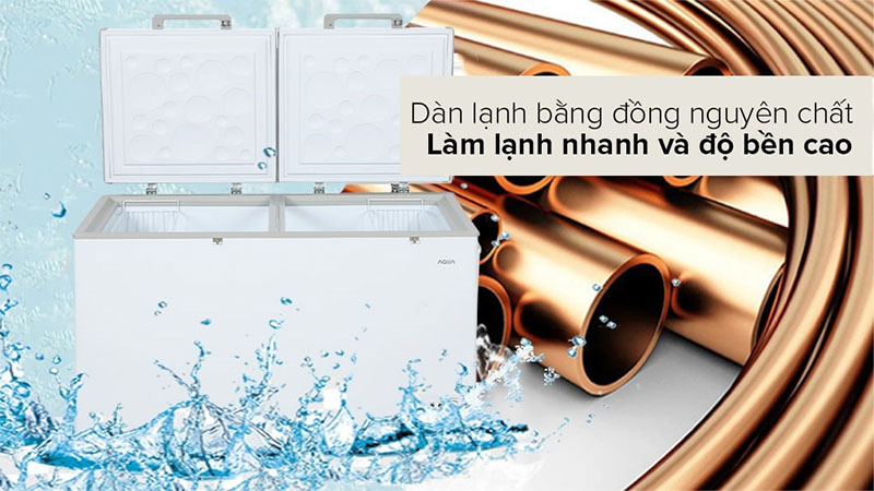 Tủ đông Inverter Aqua 425 lít AQF-C5701E - Hàng chính hãng