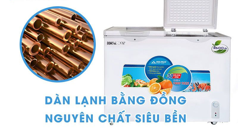 Tủ đông Inverter Hòa Phát HCFI-606S2Đ2 - Hàng chính hãng
