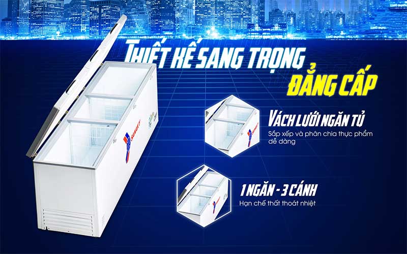Tủ đông Inverter Sanaky VH-1199HY4K - Hàng chính hãng