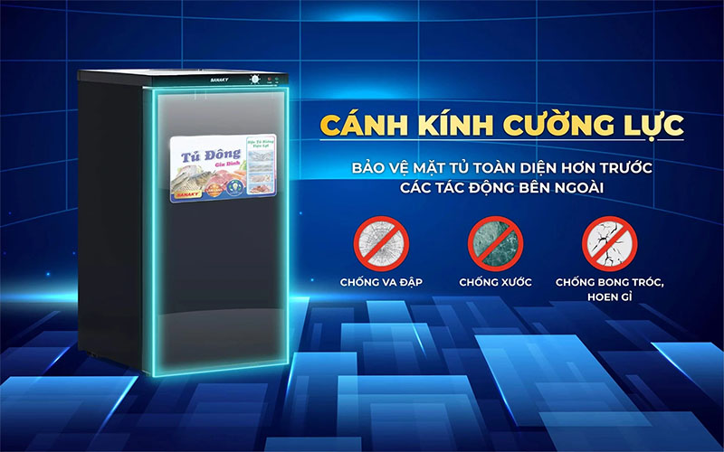 Tủ đông đứng Sanaky VH160K - Hàng chính hãng