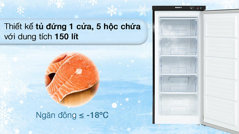 Tủ đông Inverter Sanaky VH-180VD3 - Hàng chính hãng