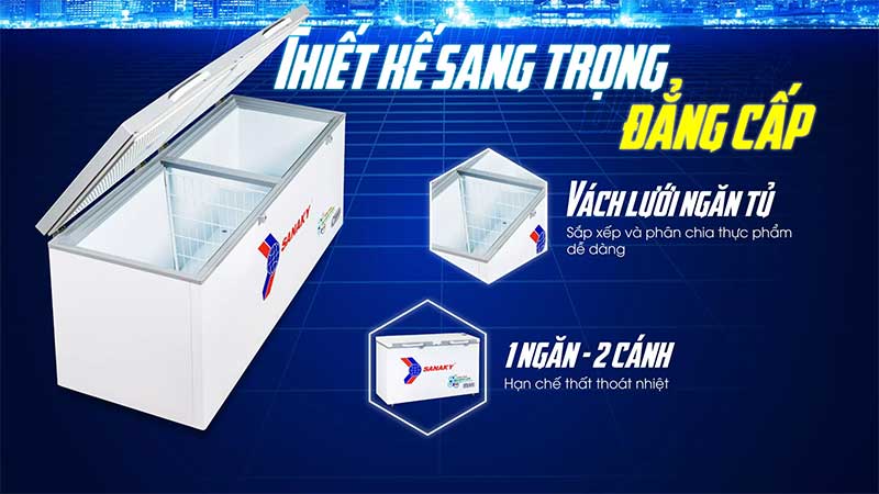 Tủ đông Sanaky VH-6699HY4K - Hàng chính hãng