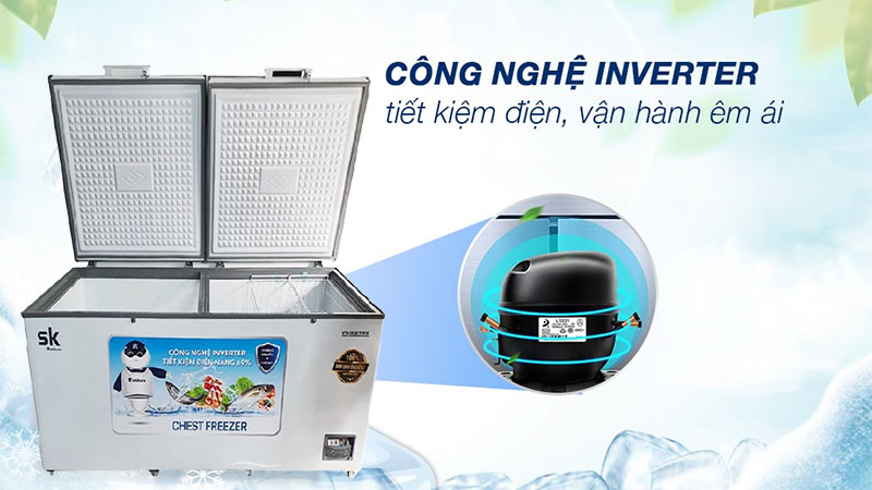 Tủ đông Inverter Sumikura 1100L SKF-1100SI - Hàng chính hãng