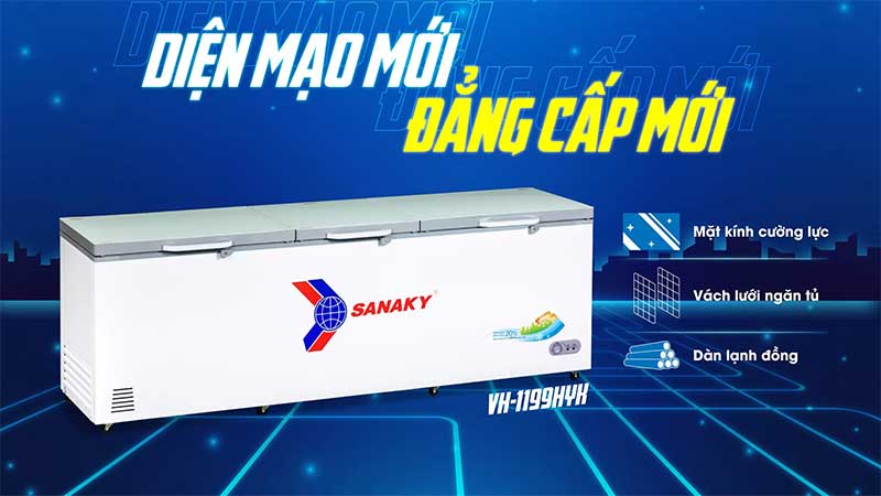 Tủ đông Sanaky VH-1199HYK - Hàng chính hãng