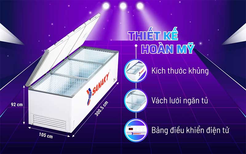 Tủ đông Sanaky VH-1799HY - Hàng chính hãng