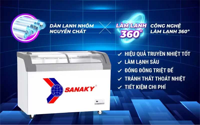 Tủ đông Sanaky VH-382KB - Hàng chính hãng