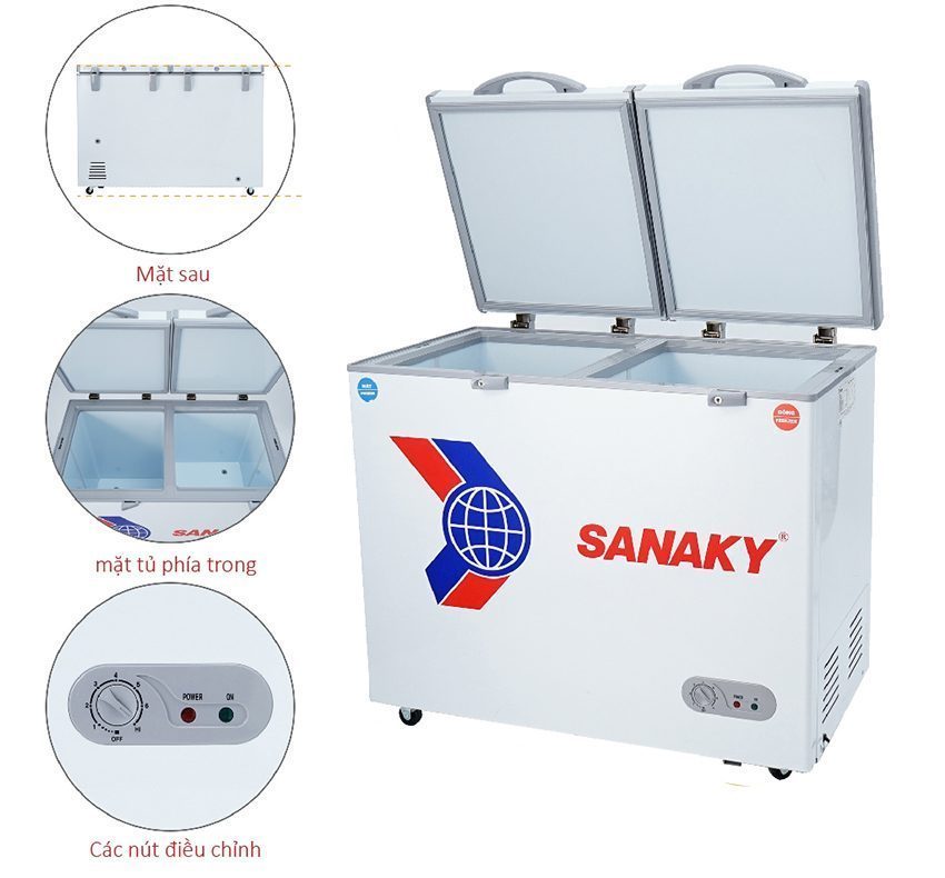 Tủ đông Sanaky VH-405W2 - Hàng chính hãng