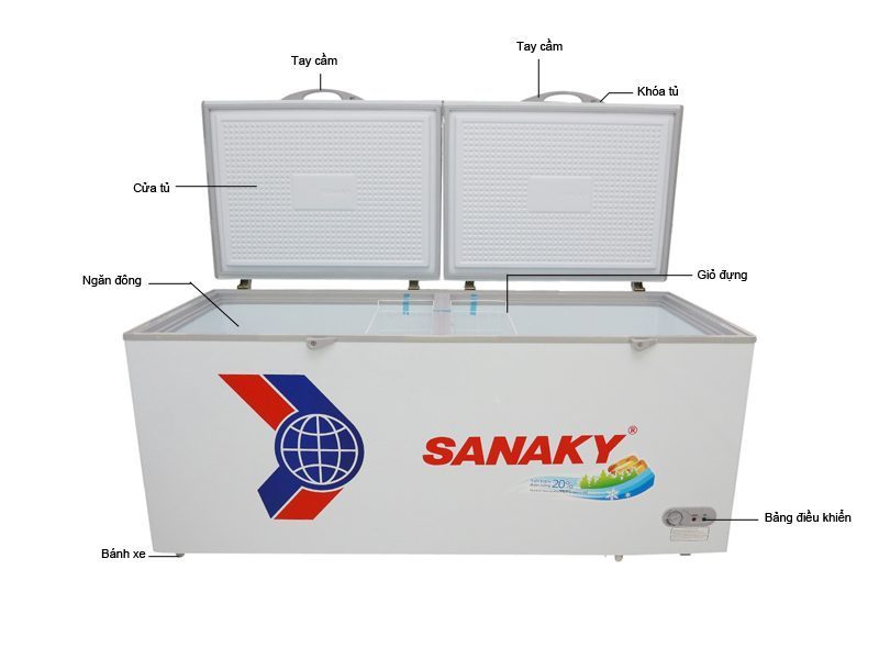 Tủ đông Sanaky VH-8699HY - Hàng chính hãng