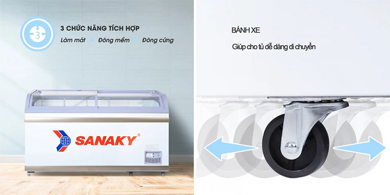 Tủ đông Sanaky VH-888KA - Hàng chính hãng