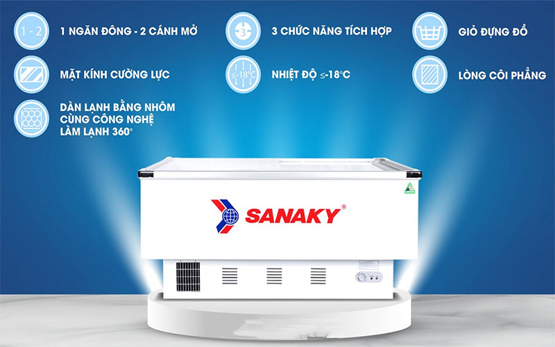 Tủ đông Sanaky VH-999K  - Hàng chính hãng