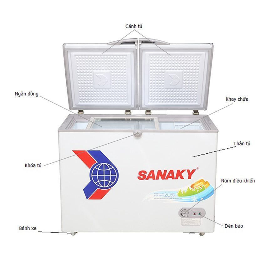 Tủ đông Sanaky VH-6699HY - Hàng chính hãng