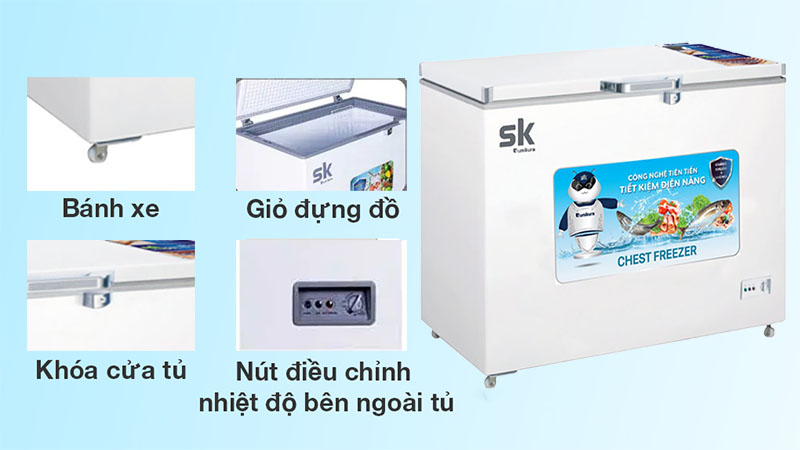 Tủ đông Sumikura SKF-250S - Hàng chính hãng