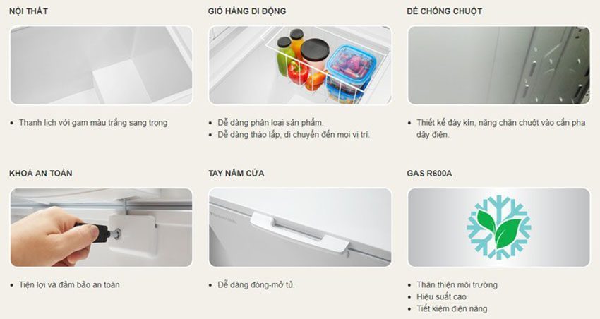Tủ đông Toshiba CR-A249V - Hàng chính hãng