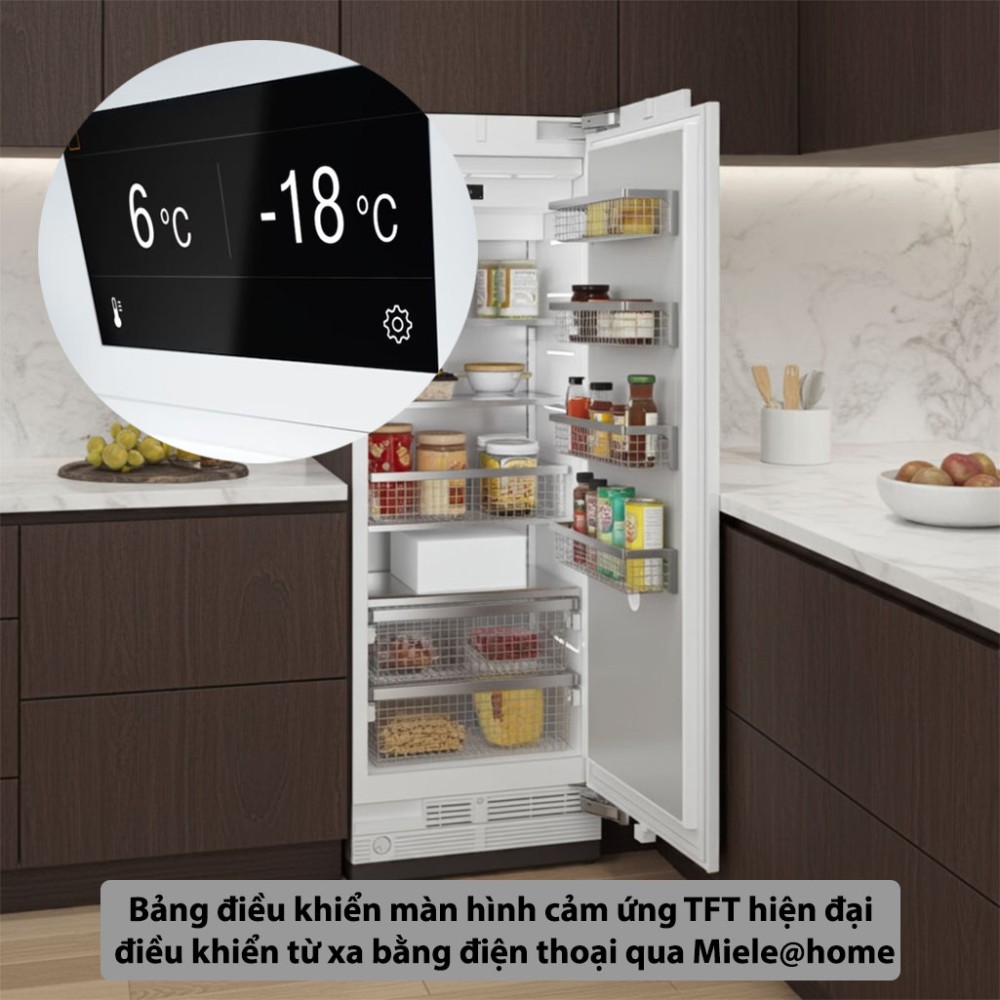 Tủ đông âm tủ Miele MasterCool F-2813-VI - Hàng chính hãng