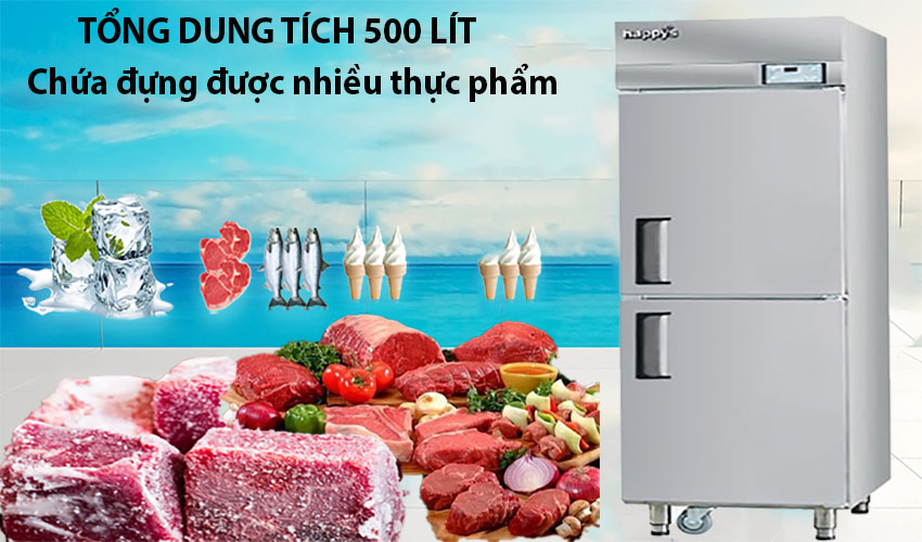 Tủ đông công nghiệp 2 cánh Happys HWA-25CF - Hàng chính hãng