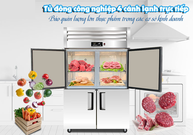 Tủ đông công nghiệp 4 cánh Fushima FSM-TD4C - Hàng chính hãng