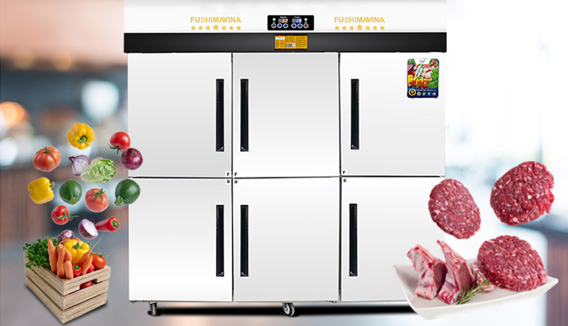 Tủ đông mát 6 cánh Fushima FSM-TDMQ1600 - Hàng chính hãng