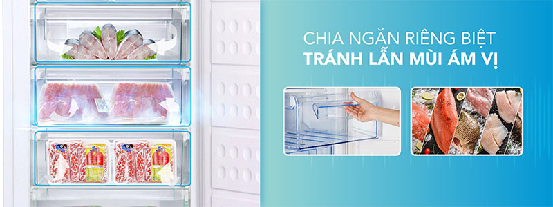 Tủ đông đứng Hòa Phát HPF-UAH6106 - Hàng chính hãng