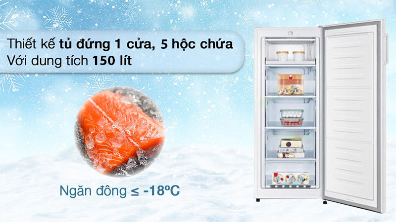 Tủ đông đứng Sumikura SKFU-155.HSA  - Hàng chính hãng