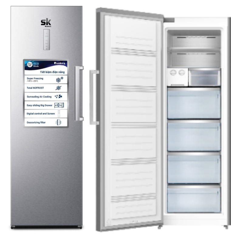 Tủ đông đứng Sumikura SKFU-350HSN - Hàng chính hãng