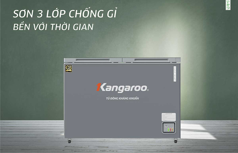 Tủ đông kháng khuẩn Kangaroo KGFZ312NK2 - Hàng chính hãng