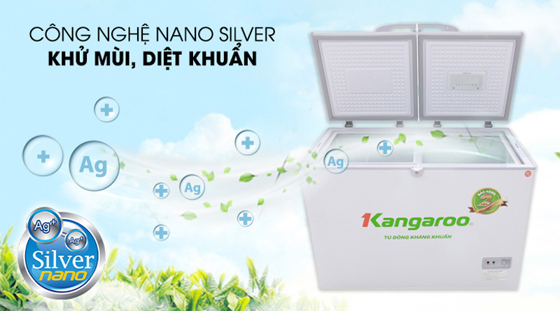 Tủ đông kháng khuẩn Kangaroo KG298C2 - Hàng chính hãng