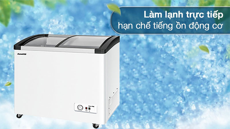 Tủ đông mặt kính lùa Aquafine JW-1200F - Hàng chính hãng