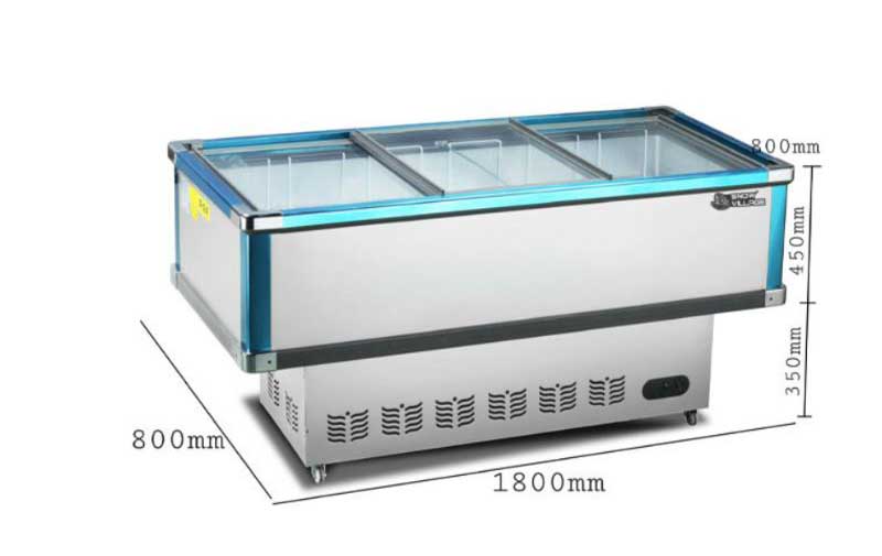 Tủ đông nắp kính lùa Snow Village SD/SC-1800 - Hàng chính hãng