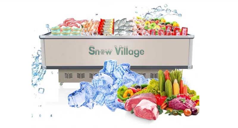 Tủ đông nắp kính lùa Snow Village SD/SC-1800 - Hàng chính hãng