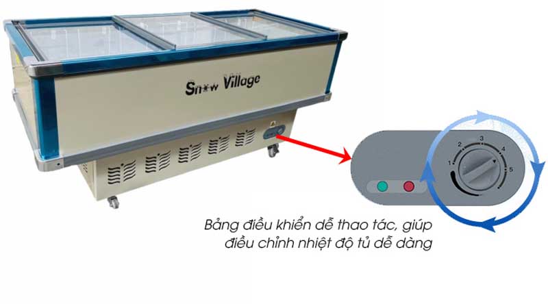 Tủ đông nắp kính lùa Snow Village SD/SC-1800 - Hàng chính hãng
