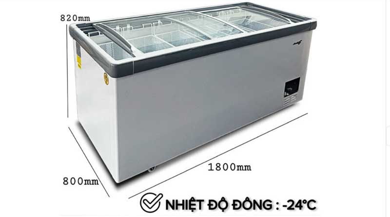 Tủ đông nằm Snow Village SD/SC-1800RS - Hàng chính hãng