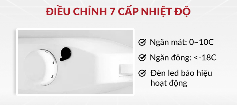 Tủ lạnh 128 lít Cobi CB-127B/W - Hàng chính hãng