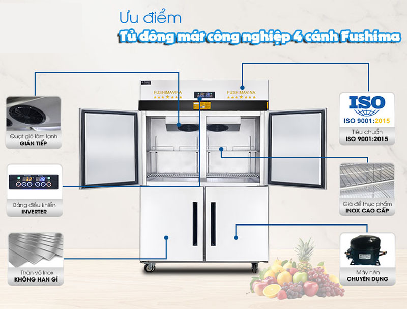 Tủ đông mát 2 chế độ FSM-TDMQ1000 - Hàng chính hãng