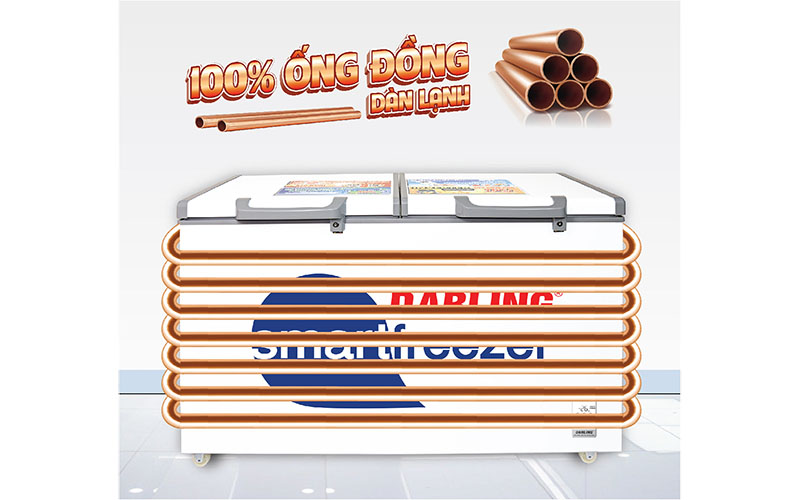 Tủ đông mát 370L Darling DMF-3699WS-4 - Hàng chính hãng