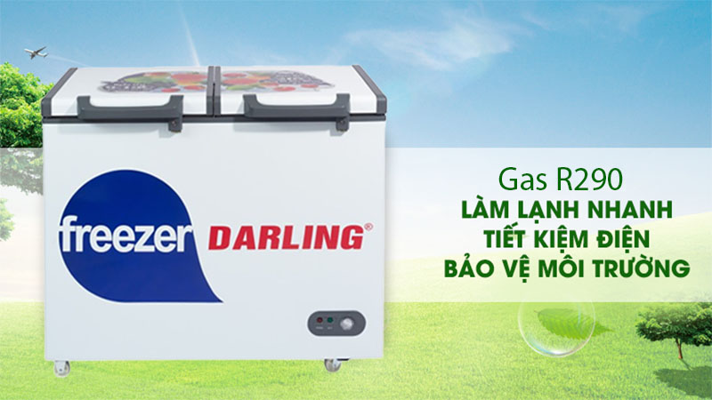 Tủ đông mát 450 lít Darling DMF-4999-WE - Hàng chính hãng