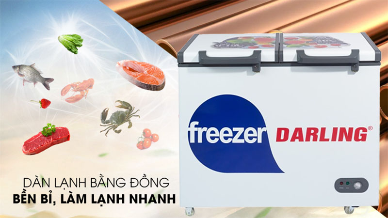 Tủ đông mát 450 lít Darling DMF-4999-WE - Hàng chính hãng