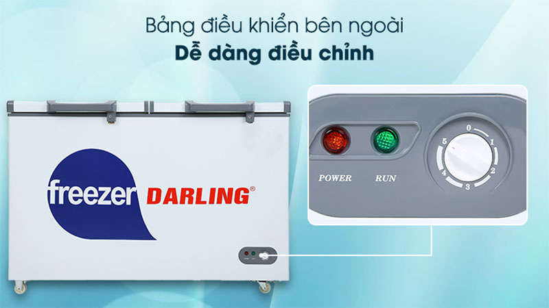 Tủ đông mát 450 lít Darling DMF-4999-WE - Hàng chính hãng