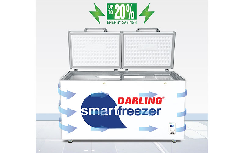 Tủ đông mát 2 ngăn 450L Darling DMF-4699WS-2 - Hàng chính hãng