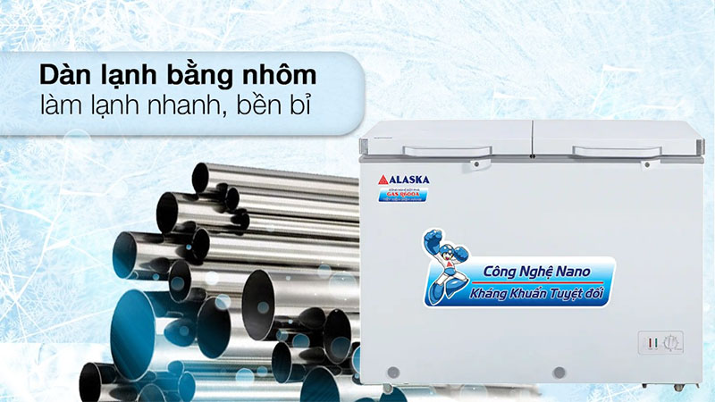 Tủ đông mát Alaska BCD-3068N - Hàng chính hãng
