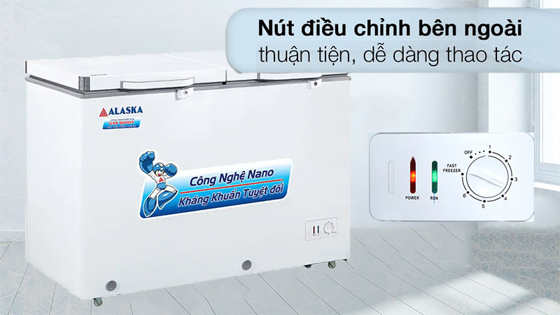 Tủ đông mát Alaska BCD-3068N - Hàng chính hãng