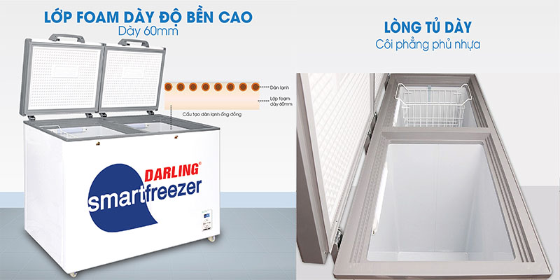 Tủ đông mát Darling DMF-4699WS - Hàng chính hãng