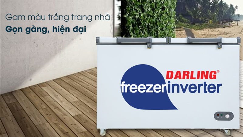 Tủ đông mát Inverter 370 lít Darling DMF-3999WI2 - Hàng chính hãng