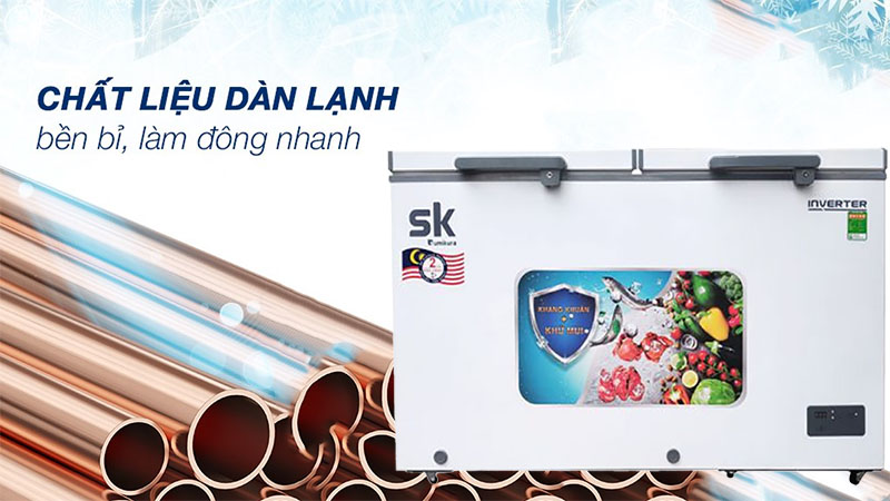 Tủ đông mát Inverter Sumikura SKF-500DI - Hàng chính hãng