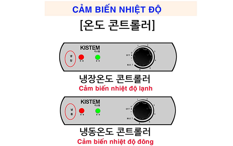 Tủ đông mát inox 4 cánh Kistem KIS-XD45HRF - Hàng chính hãng