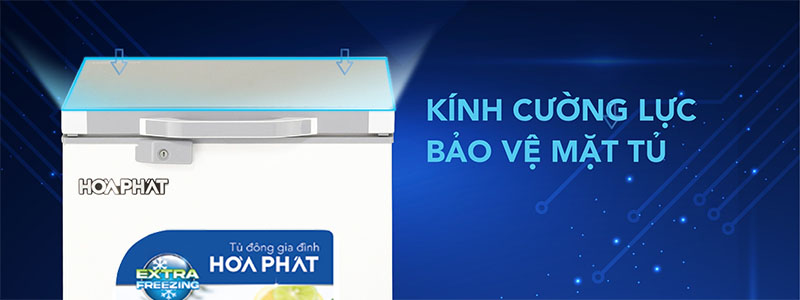 Tủ đông mặt kính Hòa Phát HPF-AD6107.T1 - Hàng chính hãng