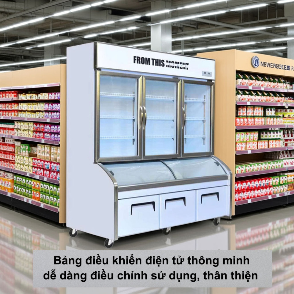 Tủ đông mát tích hợp 3 chế độ Lightcool LS-1800F 1.8M 1103L - Hàng chính hãng