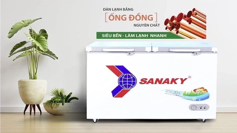 Tủ đông nằm sanaky VH-2899W2KD - Hàng chính hãng